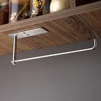 ZUNTO Paper Towel Holder Under Cabinet, Adhesive and Screwed Paper Towel Rack - Image 2