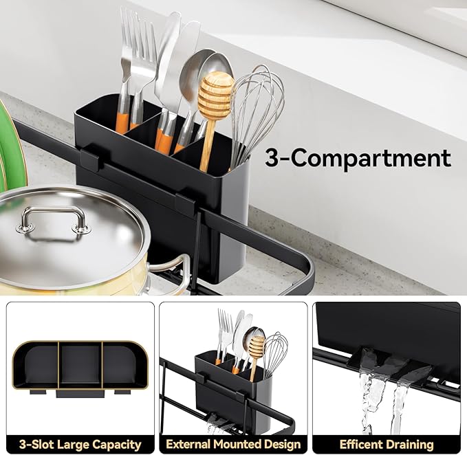 TOOLF Dish Drying Rack, Dish Racks - Image 4