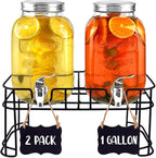 2 Pack 1 Gallon Drink Dispenser by Gasgimos