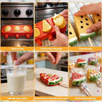 Juome Cake Pop Mold Kit, 6 Cavities Fruit Shape Cakesicle Molds Silicone - Image 5