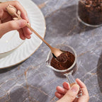 Rose Gold Tulip/Rose Handle 12-Pcs Mini Coffee Spoons Set - Image 9