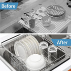 304 Stainless Steel Drying Rack, Expandable, Adjustable Inside The Sink - Image 5