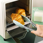 Silicone Kitchen Tongs, Food Grade Small Tongs, Mini Serving Tongs - Image 6