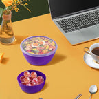 4-Piece Classic Plastic Prep Bowls - Image 6