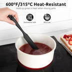 U-Taste Skinny Silicone Jar Spatula: 600ºF Heat-Resistant Food-Grade 10in Long - Image 5