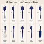 GIR: Get It Right 10-Piece Silicone Ultimate Kitchen Utensil Set – Spatulas - Image 3