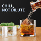 Large Ice Cube Tray for Whiskey: FDDBI Silicone Ice Cube Trays - Image 4