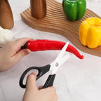 Ceramic Scissors 8" Kitchen Shears Scissors Ceramic Blade Kitchen Scissor All - Image 7