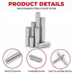 110Pcs Dowel Pins Shelf Support Pegs Kit, Stainless Steel Shelf Support Pin - Image 6