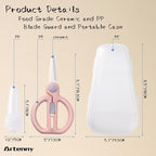 Ceramic Baby Food Scissors Kids - Image 5