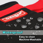 Silicone Oven Mitts, Magnetic Oven Mitt Set, Cotton Oven Mits Heat Resistant - Image 3