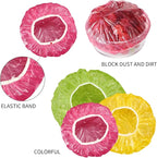 Boao 360 Pieces Reusable Elastic Food Bowl Storage Covers 3 Size Colorful Bowl - Image 5
