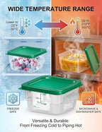 4 Pack 2QT Food Storage Containers - Image 4