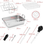 15 Inch Stainless Steel Roasting Pan - Image 4