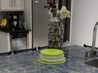 Dependable Industries' 2-in-1 Collapsible Microwave Splatter Guard Cover & - Image 4