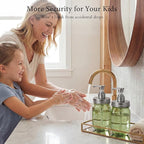 Amolliar Plastic Mason Jar Soap Dispenser - Image 6