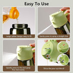 SWEET VIEW Olive Oil Dispenser and Oil Sprayer – 16oz/470ml Glass Light-Proof - Image 2