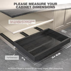 Seinloes 4 Pack Pull Out Cabinet Organizer 21" Deep, Full Extension 3 Slide - Image 6