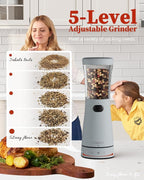 Electric Salt and Pepper Grinder Set - Image 2