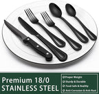 EWFEN 24-Piece Black Silverware Set - Image 5