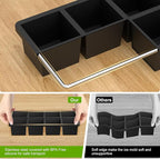 Samuelworld Large Ice Cube Tray: 2024 Upgraded Silicone Square Ice Cube Mold - Image 4