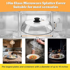 10in Glass Microwave Splatter Cover - Image 7