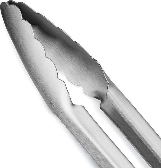 304 Stainless Steel Kitchen Cooking Tongs - Image 2