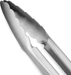 304 Stainless Steel Kitchen Cooking Tongs - Image 2