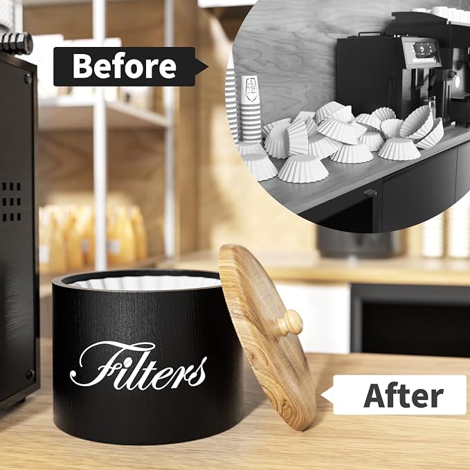 Wooden Coffee Filter Holder - Image 3