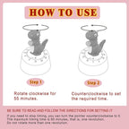 ELE DEPI 60 Minutes Mechanical Kitchen Timer, Cute Dinosaur Timer - Image 5