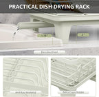 Urackify Dish Drying Rack for Kitchen Counter, Sink Dish Rack - Image 9