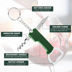 Ziliny 24 Pcs Bottle Opener Keychain Bulk Wine Bottle Beer Opener Keychain - Image 2