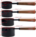 Set of 4 Measuring Cups and Spoons Black Measuring Cups - Image 3