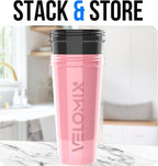 VELOMIX -2 Pack- 28 oz Protein Shaker Bottles - Image 6