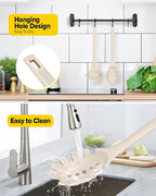 Silicone Pasta Fork and Soup Ladle Set, Heat Resistant Non Stick Kitchen - Image 6