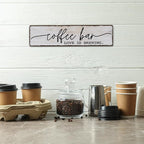 Coffee Bar Sign, Love is Brewing Signs, Retro Metal Tin Sign, Vintage Coffees - Image 4