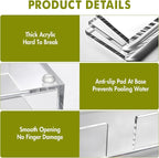 Kordory Acrylic Guest Towel Holder Tray - Image 4