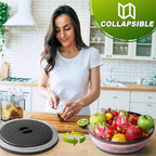 Large Microwave Splatter Cover & Silicone Mat, 12 Inchs Vented Collapsible - Image 9