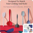 GIR: Get It Right 5-Piece Silicone Ultimate Kitchen Utensils Set - Image 6