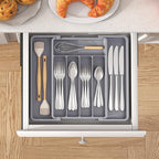 Lifewit Silverware Drawer Organizer, Expandable Utensil Tray - Image 8
