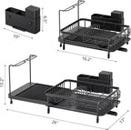 Urackify Large Dish Drying Rack – Expandable Dish Rack - Image 7