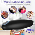 Electric Can Opener, Handheld One-touch Automatic Can opener, Smooth Edge - Image 3