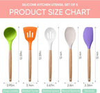 Herogo 5-Piece Cooking Utensils Set, Silicone Kitchen Utensils Set - Image 2