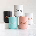 STYLED SETTINGS White Utensil Holder - Image 7