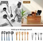 Wooden Kitchen Utensil Holder Organizer - Image 5