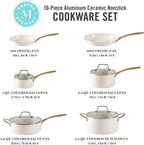 Martha Stewart Lockton Premium Non stick Non Toxic PFA Free Ceramic Interior 10 - Image 2