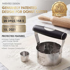 HULISEN Donut Cutter, 3.5 inch Stainless Steel Doughnut Cutter - Image 8