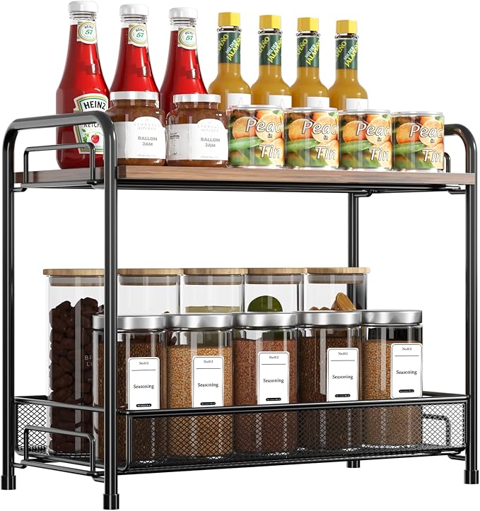 Spice Rack Organizer for Countertop by Xpatee