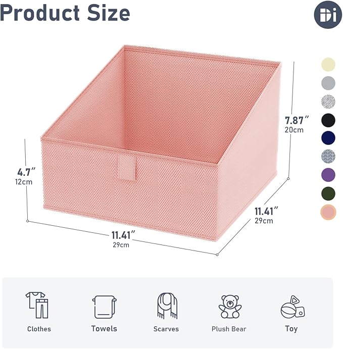DIMJ Closet Storage Bins 8 Pack - Image 2