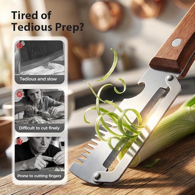 2Pcs Multi-Functional Vegetable Peeler, Ultra-Sharp Stainless Steel Blade - Image 5